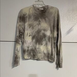 SUNDRY FOR EVEREVE TIE DYE CREWNECK TOP XS